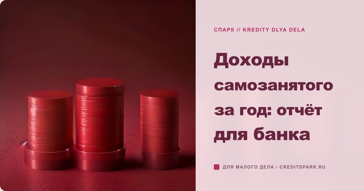 Иллюстрация к статье «Доходы самозанятого за год: отчёт для банка»