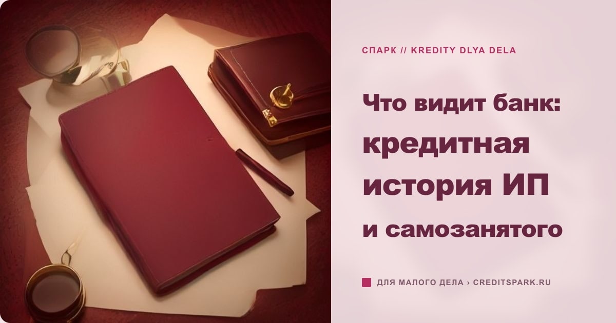 Иллюстрация к статье «Что видит банк: кредитная история ИП и самозанятого»